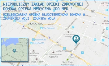 PIELĘGNIARSKA OPIEKA DŁUGOTERMINOWA DOMOWA W ZDUŃSKIEJ WOLI - NIEPUBLICZNY ZAKŁAD OPIEKI ZDROWOTNEJ DOMOWA OPIEKA MEDYCZNA "DO-MED " - UL. KRÓLEWSKA 6,  ZDUŃSKA WOLA