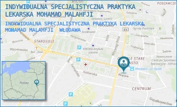 INDYWIDUALNA SPECJALISTYCZNA PRAKTYKA LEKARSKA MOHAMAD MALAHFJI - INDYWIDUALNA SPECJALISTYCZNA PRAKTYKA LEKARSKA MOHAMAD MALAHFJI - RYNEK 17,  WŁODAWA