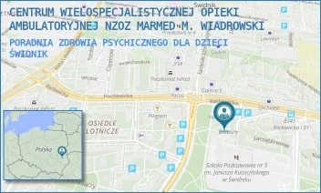 PORADNIA ZDROWIA PSYCHICZNEGO DLA DZIECI - CENTRUM WIELOSPECJALISTYCZNEJ OPIEKI AMBULATORYJNEJ NZOZ MARMED M. WIADROWSKI - JARZĘBINOWA 4,  ŚWIDNIK