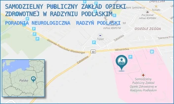 PORADNIA NEUROLOGICZNA - SAMODZIELNY PUBLICZNY ZAKŁAD OPIEKI ZDROWOTNEJ W RADZYNIU PODLASKIM - WISZNICKA 111,  RADZYŃ PODLASKI