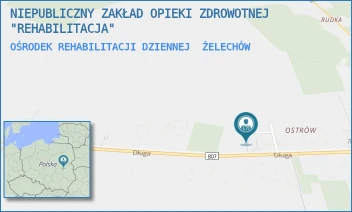 OŚRODEK REHABILITACJI DZIENNEJ - NIEPUBLICZNY ZAKŁAD OPIEKI ZDROWOTNEJ "REHABILITACJA" - DŁUGA 136F,  ŻELECHÓW