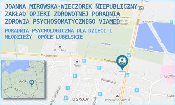 PORADNIA PSYCHOLOGICZNA DLA DZIECI I MŁODZIEŻY - CZP VIAMED SPÓŁKA Z OGRANICZONĄ ODPOWIEDZIALNOŚCIĄ - LUBELSKA 37,  OPOLE LUBELSKIE