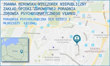 PORADNIA PSYCHOLOGICZNA DLA DZIECI I MŁODZIEŻY - CZP VIAMED SPÓŁKA Z OGRANICZONĄ ODPOWIEDZIALNOŚCIĄ - OBROŃCÓW POKOJU 7,  ŁĘCZNA