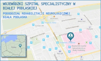 PODODDZIAŁ REHABILITACJI NEUROLOGICZNEJ - WOJEWÓDZKI SZPITAL SPECJALISTYCZNY W BIAŁEJ PODLASKIEJ - TEREBELSKA 57-65,  BIAŁA PODLASKA