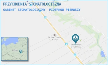 GABINET STOMATOLOGICZNY - PRZYCHODNIA STOMATOLOGICZNA - 105,  PIOTRKÓW PIERWSZY