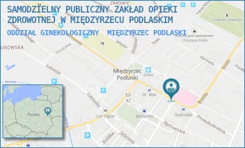 ODDZIAŁ GINEKOLOGICZNY - SAMODZIELNY PUBLICZNY ZAKŁAD OPIEKI ZDROWOTNEJ W MIĘDZYRZECU PODLASKIM - WARSZAWSKA 2-4,  MIĘDZYRZEC PODLASKI