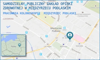PRACOWNIA KOLONOSKOPII - SAMODZIELNY PUBLICZNY ZAKŁAD OPIEKI ZDROWOTNEJ W MIĘDZYRZECU PODLASKIM - ŻELAZNA 12,  MIĘDZYRZEC PODLASKI