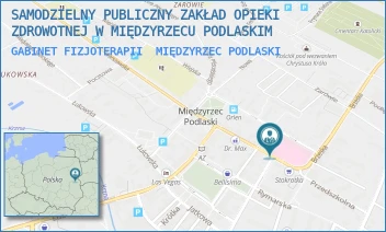 GABINET FIZJOTERAPII - SAMODZIELNY PUBLICZNY ZAKŁAD OPIEKI ZDROWOTNEJ W MIĘDZYRZECU PODLASKIM - WARSZAWSKA 2-4,  MIĘDZYRZEC PODLASKI
