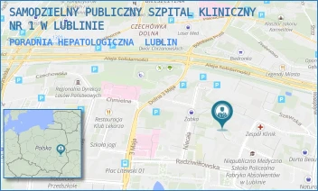 PORADNIA HEPATOLOGICZNA - UNIWERSYTECKI SZPITAL KLINICZNY NR 1 W LUBLINIE - STASZICA 16,  LUBLIN