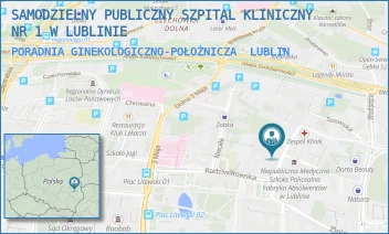 PORADNIA GINEKOLOGICZNO-POŁOŻNICZA - UNIWERSYTECKI SZPITAL KLINICZNY NR 1 W LUBLINIE - STASZICA 14A,  LUBLIN