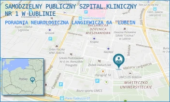 PORADNIA NEUROLOGICZNA LANGIEWICZA 6A - UNIWERSYTECKI SZPITAL KLINICZNY NR 1 W LUBLINIE - LANGIEWICZA 6A,  LUBLIN