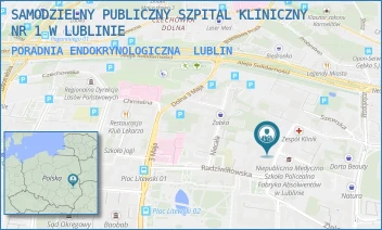 PORADNIA ENDOKRYNOLOGICZNA - UNIWERSYTECKI SZPITAL KLINICZNY NR 1 W LUBLINIE - STASZICA 14A,  LUBLIN