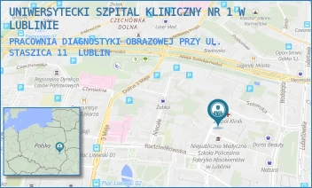 PRACOWNIA DIAGNOSTYKI OBRAZOWEJ PRZY UL. STASZICA 11 - UNIWERSYTECKI SZPITAL KLINICZNY NR 1 W LUBLINIE - STASZICA 11,  LUBLIN