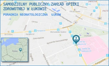 PORADNIA NEONATOLOGICZNA - SAMODZIELNY PUBLICZNY ZAKŁAD OPIEKI ZDROWOTNEJ W ŁUKOWIE - DR ANDRZEJA ROGALIŃSKIEGO 3,  ŁUKÓW