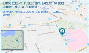 OŚRODEK REHABILITACJI DZIENNEJ - DZIECI - SAMODZIELNY PUBLICZNY ZAKŁAD OPIEKI ZDROWOTNEJ W ŁUKOWIE - DR ANDRZEJA ROGALIŃSKIEGO 3,  ŁUKÓW