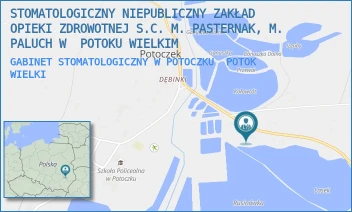 GABINET STOMATOLOGICZNY W POTOCZKU - STOMATOLOGICZNY NIEPUBLICZNY ZAKŁAD OPIEKI ZDROWOTNEJ S.C. M. PASTERNAK, M. PALUCH W  POTOKU WIELKIM - POTOCZEK 140,  POTOK WIELKI