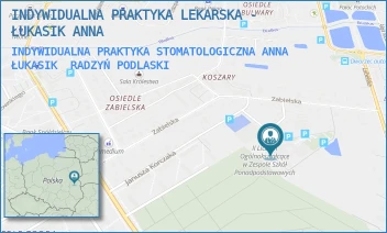 INDYWIDUALNA PRAKTYKA STOMATOLOGICZNA ANNA ŁUKASIK - INDYWIDUALNA PRAKTYKA LEKARSKA - ŁUKASIK ANNA - SIKORSKIEGO 15,  RADZYŃ PODLASKI