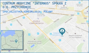 SPECJALISTYKA-KARDIOLOGIA - CENTRUM MEDYCZNE "INTERNUS" SPÓŁKA Z O.O. PRZYCHODNIE - AL.KROLEWSKA 15,  PUŁAWY