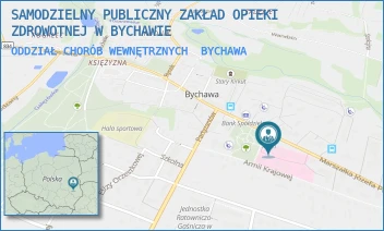 ODDZIAŁ CHORÓB WEWNĘTRZNYCH - SAMODZIELNY PUBLICZNY ZAKŁAD OPIEKI ZDROWOTNEJ W BYCHAWIE - MARSZAŁKA JÓZEFA PIŁSUDSKIEGO 26-28/30,  BYCHAWA