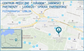 FIZJOTERAPIA - CENTRUM MEDYCZNE "JURANDA" PACHUCKI I PARTNERZY - LEKARZE- SPÓŁKA PARTNERSKA - JURANDA 9,  LUBLIN