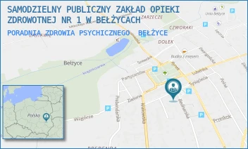 PORADNIA ZDROWIA PSYCHICZNEGO - SAMODZIELNY PUBLICZNY ZAKŁAD OPIEKI ZDROWOTNEJ NR 1 W BEŁŻYCACH - BEDNARSKA 2,  BEŁŻYCE