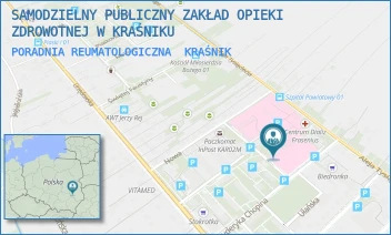 PORADNIA REUMATOLOGICZNA - SAMODZIELNY PUBLICZNY ZAKŁAD OPIEKI ZDROWOTNEJ W KRAŚNIKU - CHOPINA 13,  KRAŚNIK