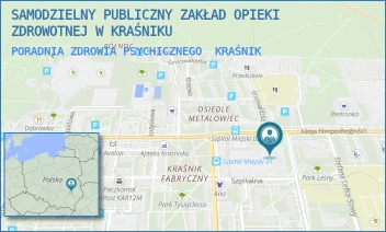 PORADNIA ZDROWIA PSYCHICZNEGO - SAMODZIELNY PUBLICZNY ZAKŁAD OPIEKI ZDROWOTNEJ W KRAŚNIKU - ALEJA NIEPODLEGŁOŚCI 25,  KRAŚNIK