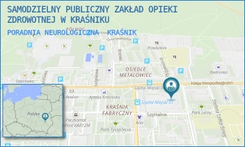 PORADNIA NEUROLOGICZNA - SAMODZIELNY PUBLICZNY ZAKŁAD OPIEKI ZDROWOTNEJ W KRAŚNIKU - ALEJA NIEPODLEGŁOŚCI 25,  KRAŚNIK