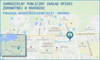 PORADNIA NEUROLOGII DZIECIĘCEJ - SAMODZIELNY PUBLICZNY ZAKŁAD OPIEKI ZDROWOTNEJ W KRAŚNIKU - ALEJA NIEPODLEGŁOŚCI 25,  KRAŚNIK
