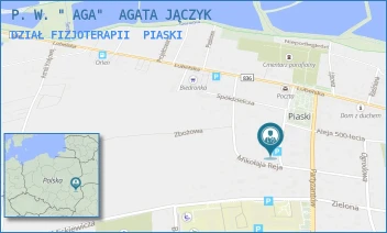 DZIAŁ FIZJOTERAPII - P. W. " AGA"  AGATA JĄCZYK - BRACI SPOZÓW 19,  PIASKI