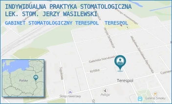 GABINET STOMATOLOGICZNY TERESPOL - INDYWIDUALNA PRAKTYKA STOMATOLOGICZNA LEK. STOM. JERZY WASILEWSKI - SIENKIEWICZA 30,  TERESPOL