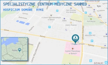 HOSPICJUM DOMOWE - SPECJALISTYCZNE CENTRUM MEDYCZNE SANMED - ŻYTNIA 16,  RYKI