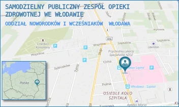 ODDZIAŁ NOWORODKÓW I WCZEŚNIAKÓW - SAMODZIELNY PUBLICZNY ZESPÓŁ OPIEKI ZDROWOTNEJ WE WŁODAWIE - AL. JÓZEFA PIŁSUDSKIEGO 64,  WŁODAWA
