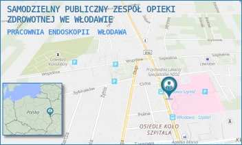 PRACOWNIA ENDOSKOPII - SAMODZIELNY PUBLICZNY ZESPÓŁ OPIEKI ZDROWOTNEJ WE WŁODAWIE - AL. JÓZEFA PIŁSUDSKIEGO 64,  WŁODAWA