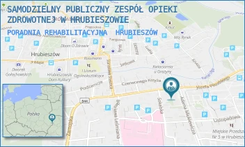 PORADNIA REHABILITACYJNA - SAMODZIELNY PUBLICZNY ZESPÓŁ OPIEKI ZDROWOTNEJ W HRUBIESZOWIE - MICKIEWICZA 2,  HRUBIESZÓW