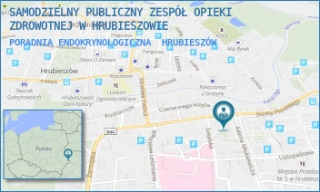PORADNIA ENDOKRYNOLOGICZNA - SAMODZIELNY PUBLICZNY ZESPÓŁ OPIEKI ZDROWOTNEJ W HRUBIESZOWIE - MICKIEWICZA 2,  HRUBIESZÓW