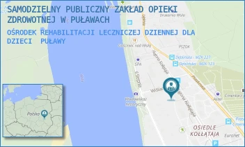OŚRODEK REHABILITACJI LECZNICZEJ DZIENNEJ DLA DZIECI - SAMODZIELNY PUBLICZNY ZAKŁAD OPIEKI ZDROWOTNEJ W PUŁAWACH - KOŁŁĄTAJA 51,  PUŁAWY