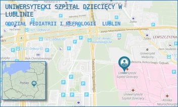 ODDZIAŁ PEDIATRII I NEFROLOGII - UNIWERSYTECKI SZPITAL DZIECIĘCY W LUBLINIE - PROF. ANTONIEGO GĘBALI 6,  LUBLIN