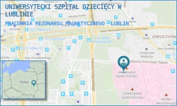 PRACOWNIA REZONANSU MAGNETYCZNEGO - UNIWERSYTECKI SZPITAL DZIECIĘCY W LUBLINIE - PROF. ANTONIEGO GĘBALI 6,  LUBLIN