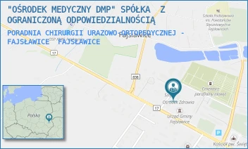 PORADNIA CHIRURGII URAZOWO-ORTOPEDYCZNEJ - FAJSŁAWICE - "OŚRODEK MEDYCZNY DMP" SPÓŁKA  Z OGRANICZONĄ ODPOWIEDZIALNOŚCIĄ - FAJSŁAWICE 107A,  FAJSŁAWICE