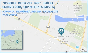 PORADNIA ENDOKRYNOLOGICZNA FAJSŁAWICE - "OŚRODEK MEDYCZNY DMP" SPÓŁKA  Z OGRANICZONĄ ODPOWIEDZIALNOŚCIĄ - FAJSŁAWICE 107A,  FAJSŁAWICE