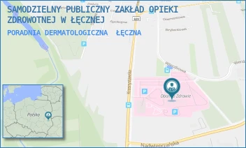 PORADNIA DERMATOLOGICZNA - SAMODZIELNY PUBLICZNY ZAKŁAD OPIEKI ZDROWOTNEJ W ŁĘCZNEJ - KRASNYSTAWSKA 52,  ŁĘCZNA