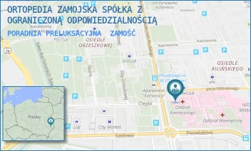 PORADNIA PRELUKSACYJNA - ORTOPEDIA ZAMOJSKA SPÓŁKA Z OGRANICZONĄ ODPOWIEDZIALNOŚCIĄ - KILIŃSKIEGO 4,  ZAMOŚĆ