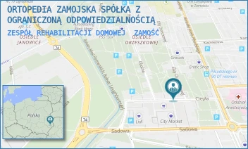 ZESPÓŁ REHABILITACJI DOMOWEJ - ORTOPEDIA ZAMOJSKA SPÓŁKA Z OGRANICZONĄ ODPOWIEDZIALNOŚCIĄ - CIEPŁA 10,  ZAMOŚĆ