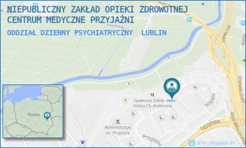 ODDZIAŁ DZIENNY PSYCHIATRYCZNY - NIEPUBLICZNY ZAKŁAD OPIEKI ZDROWOTNEJ CENTRUM MEDYCZNE PRZYJAŹNI - PRZYJAŹNI 13,  LUBLIN