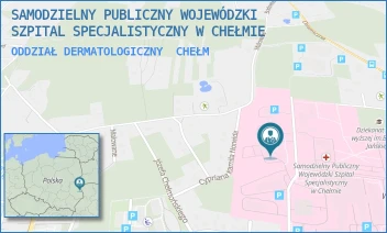 ODDZIAŁ DERMATOLOGICZNY - SAMODZIELNY PUBLICZNY WOJEWÓDZKI SZPITAL SPECJALISTYCZNY W CHEŁMIE - SZPITALNA 53B/PAW.B,  CHEŁM