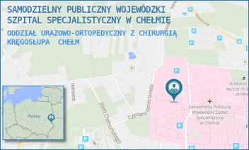 ODDZIAŁ URAZOWO-ORTOPEDYCZNY Z CHIRURGIĄ KRĘGOSŁUPA - SAMODZIELNY PUBLICZNY WOJEWÓDZKI SZPITAL SPECJALISTYCZNY W CHEŁMIE - SZPITALNA 53B/PAW. 1A,  CHEŁM