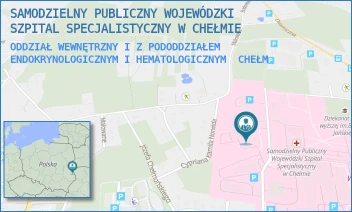 ODDZIAŁ WEWNĘTRZNY I Z PODODDZIAŁEM ENDOKRYNOLOGICZNYM I HEMATOLOGICZNYM - SAMODZIELNY PUBLICZNY WOJEWÓDZKI SZPITAL SPECJALISTYCZNY W CHEŁMIE - SZPITALNA 53B/PAW. 1A,  CHEŁM