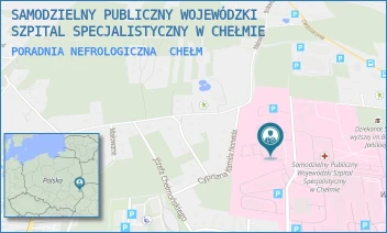 PORADNIA NEFROLOGICZNA - SAMODZIELNY PUBLICZNY WOJEWÓDZKI SZPITAL SPECJALISTYCZNY W CHEŁMIE - SZPITALNA 53 B,  CHEŁM