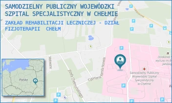 ZAKŁAD REHABILITACJI LECZNICZEJ - DZIAŁ FIZJOTERAPII - SAMODZIELNY PUBLICZNY WOJEWÓDZKI SZPITAL SPECJALISTYCZNY W CHEŁMIE - SZPITALNA 53 B,  CHEŁM